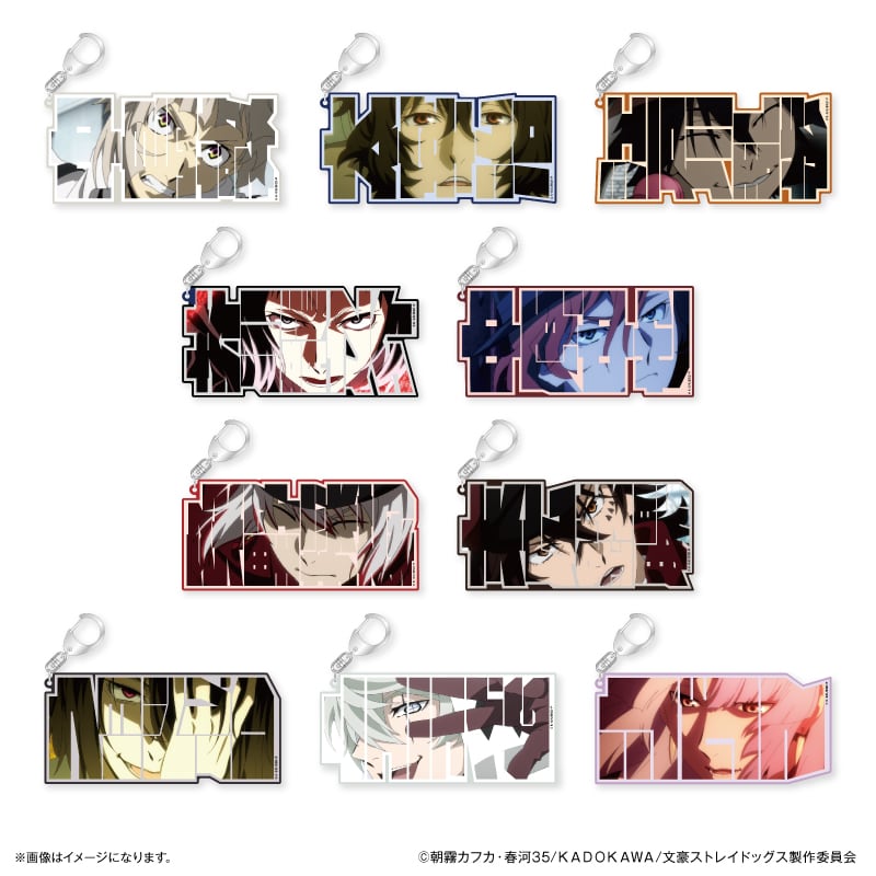 文豪ストレイドッグス 特大ネームアクリルキーホルダー 江戸川乱歩