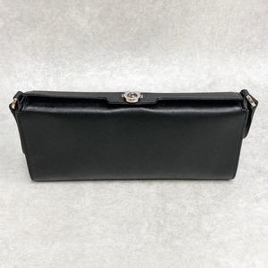 ※Reserved items※ Salvatore Ferragamo フェラガモ ガンチーニ ワンショルダーバッグ ブラック 6631-202204