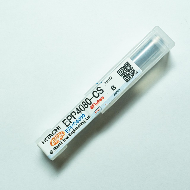 日立ツール EPP4080-CS 4枚刃 外径8 シャンク径8 刃長19