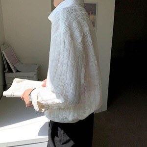 チェックファブリックシャツ　MT0160013
