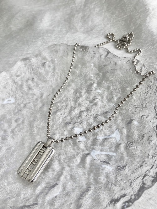 Tiffany & Co. ティファニー ネックレス シルバー アトラス 925 プレート vintage ヴィンテージ オールド zccs5h