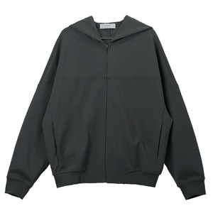 カジュアルスプリット両ジップパーカー　0815