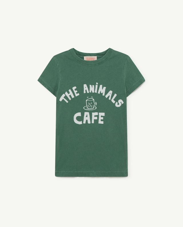 【22SS】the animals observatory ( TAO ) ROOSTER  KIDS＋  T-SHIRT GREEN THE ANIMALS Tシャツ