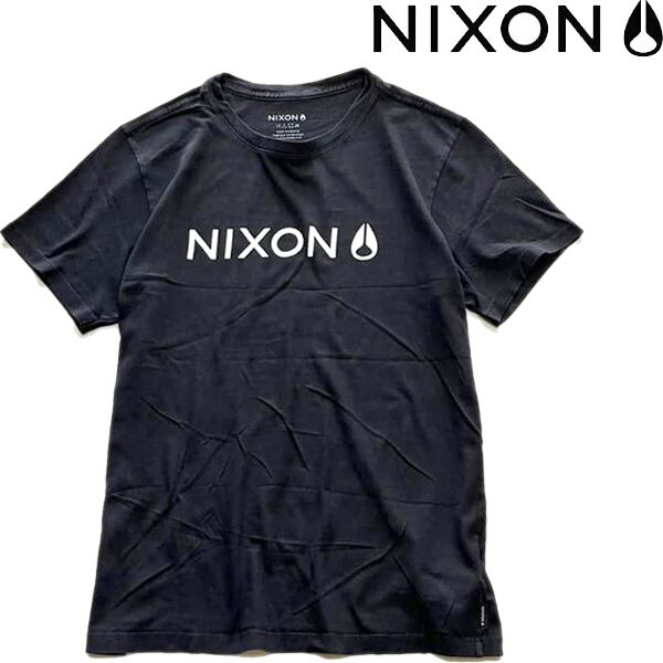 90s 日本製 古着 ダークトーン 開襟 プルオーバーシャツ メンズL 黒 1点物◇NIXONニクソン黒プリントTシャツ古着メンズMLレディース