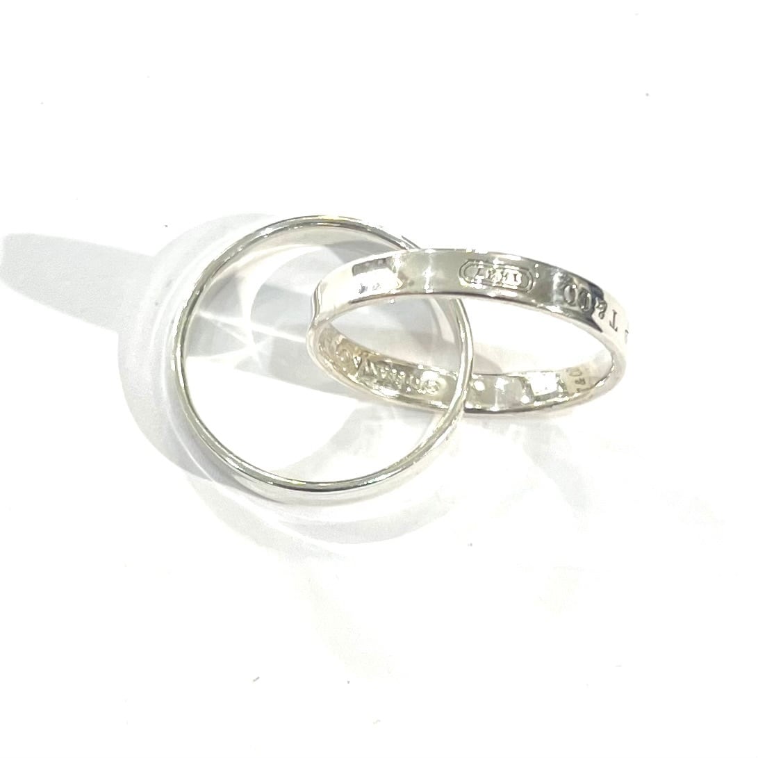 希少【TIFFANY&CO.】【20号】2744 名品 インターロッキング ダブル
