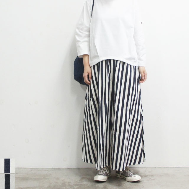 have a good day　ハブアグッドデイ　Stripe long skirt　ストライプロングスカート　(品番hgd-098s)