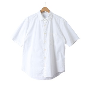 【MANUAL ALPHABET】 LOOSE FIT REGULAR COLLAR S/S SHIRT (WHITE) マニュアルアルファベット ルーズフィット レギュラーカラー半袖シャツ