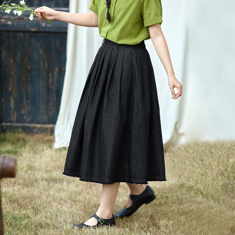 デニムロングスカート M2199