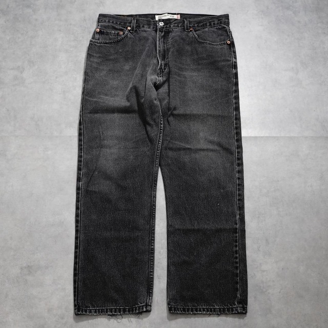 リーバイス505 W36 ブラックデニム ボトム 古着 黒 00s 16934