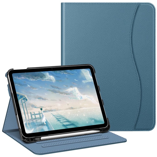 Fintie iPad 第11世代 (A16 2025)/第10世代 (2022)用ケース 11/10.9インチ 保護カバー(オーシャンブルー)
