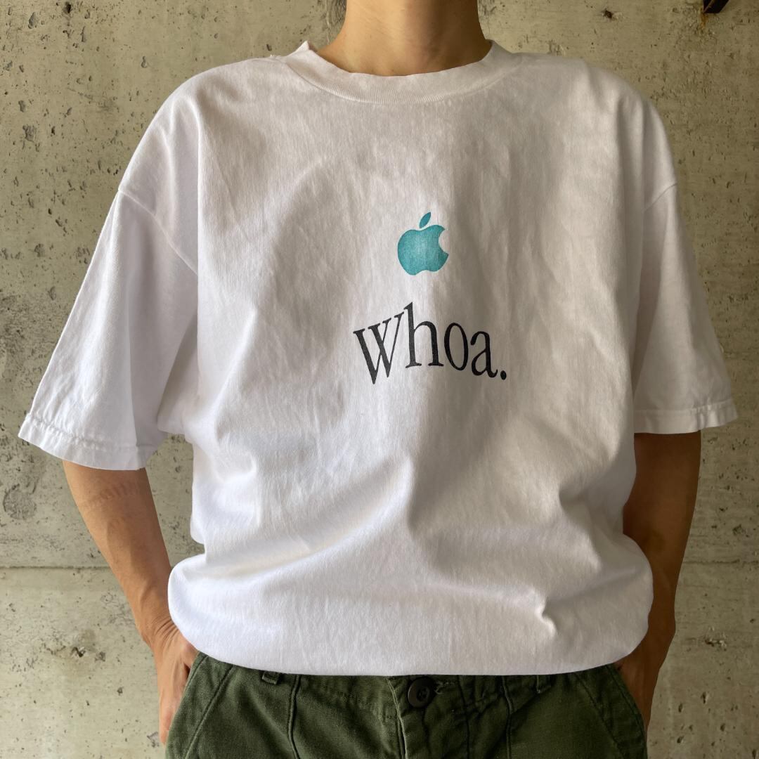 AE1 Tシャツ Apple 企業 アド ロゴ Mac アップル 初代imac