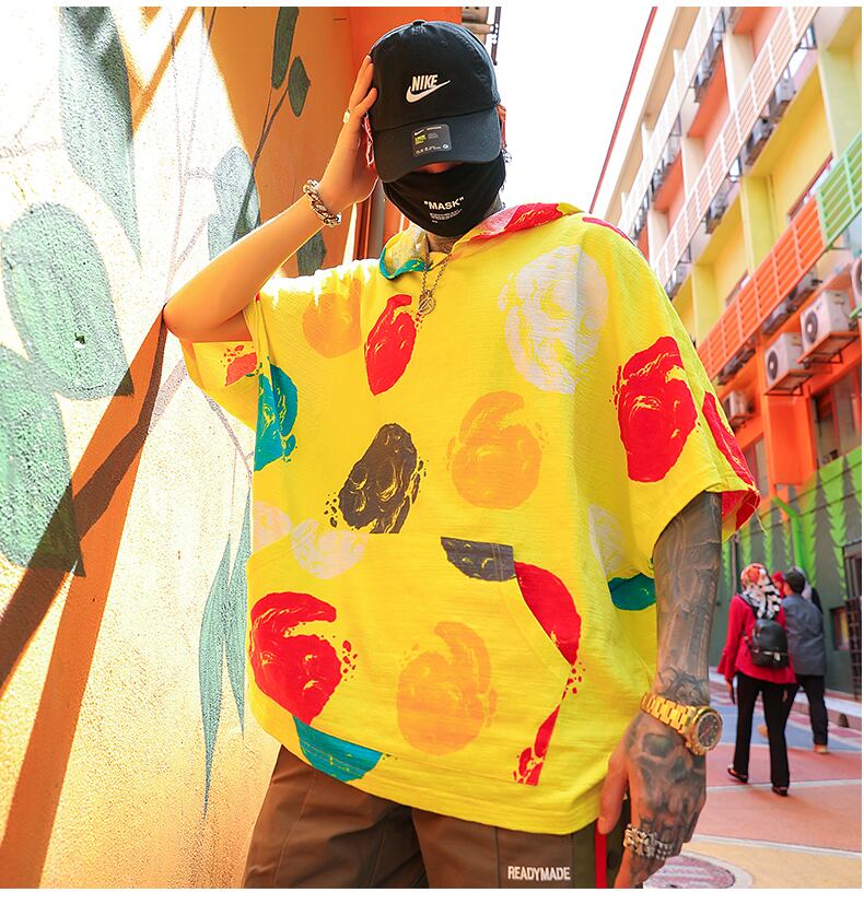 全3色 Tシャツ カットソー プリント カジュアル ストリート 