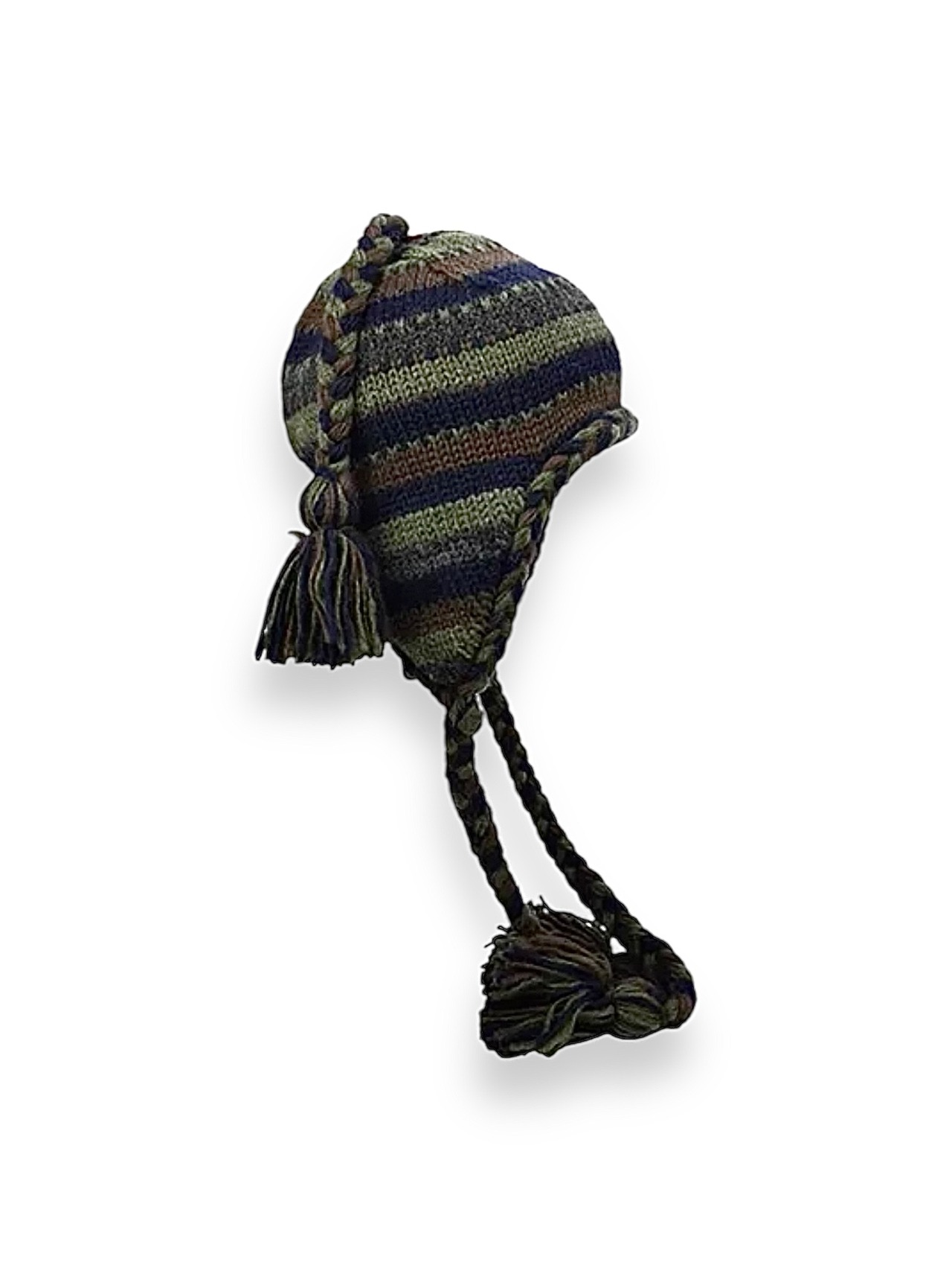 【PLANET STUDIO】multi color ear flap beanie