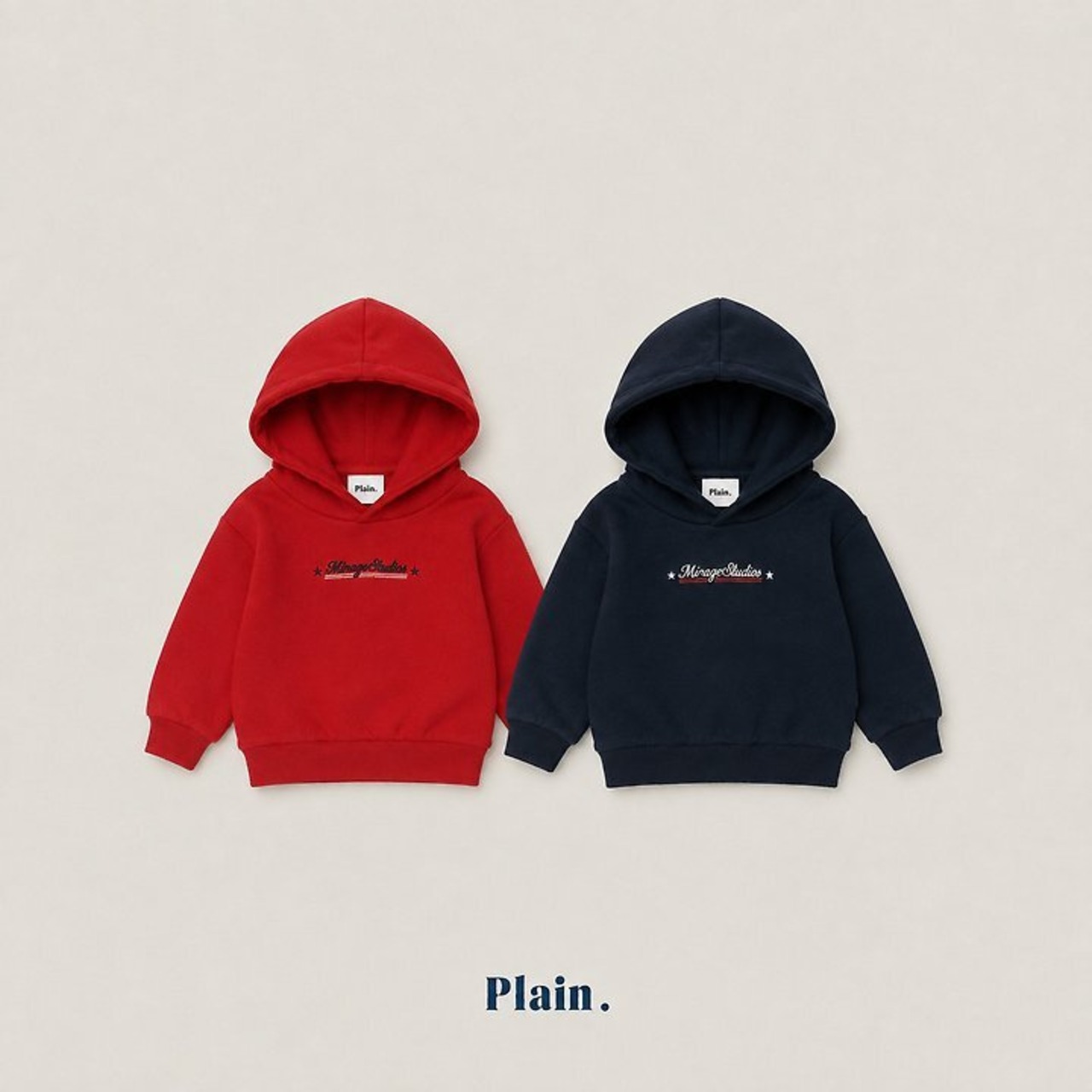 【取寄/韓国直送】Plain.フード付ミラージュトレーナー｜秋服｜韓国子供服｜26/AT