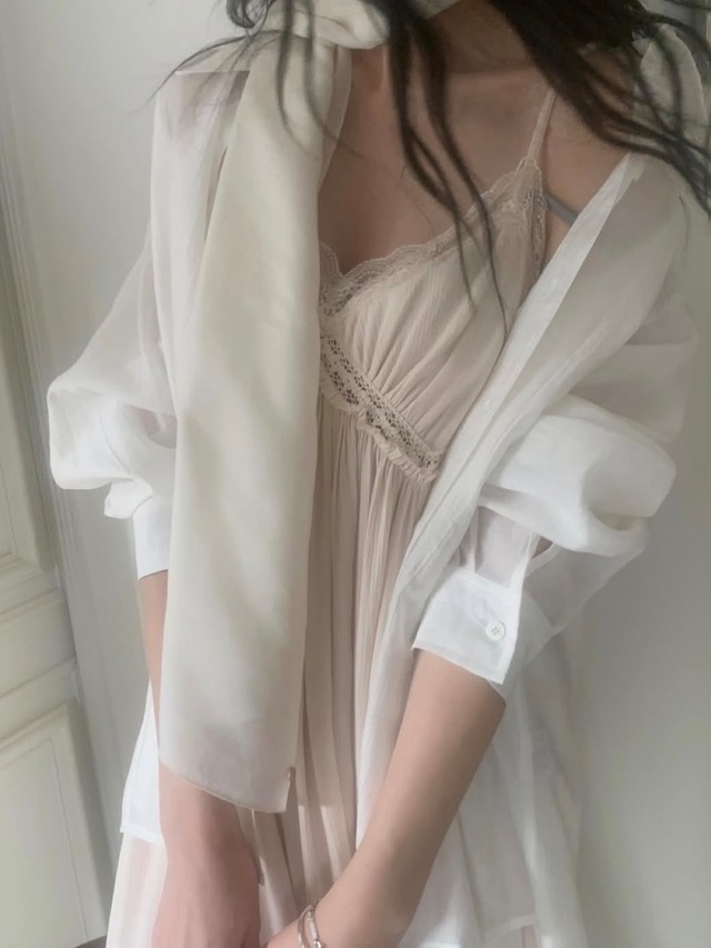 (予約) poster / Viv silky shirt 3color