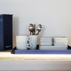 Up grade Retro BC Tableware Set "Blue"/アップグレード/キッチン雑貨/電子レンジ・食洗機可/ギフト/セット