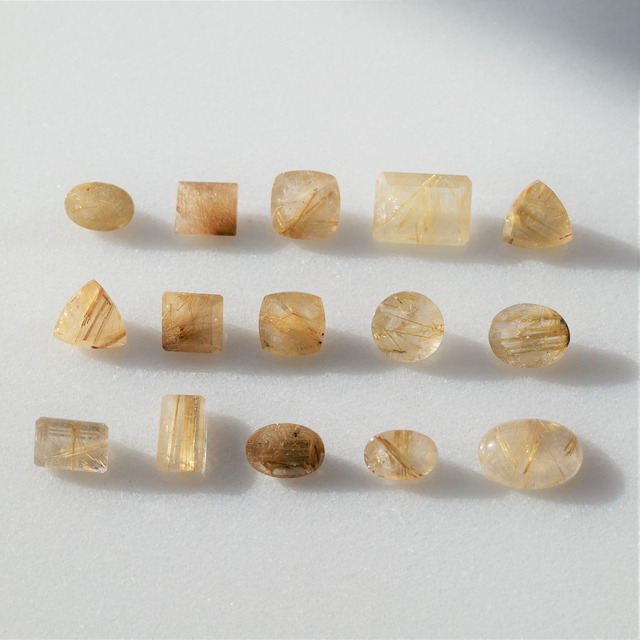 【成功セット・ハイパー】オニキスブレスレット12㎜玉＆ルチルクォーツNo.3