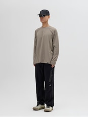 CLIMAFLOW LONG SLEEVE T-SHIRT_DARK BEIGE