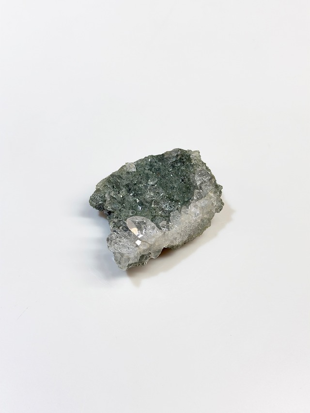 クォーツクラスター×クローライト【ML-0159】インド マニハール