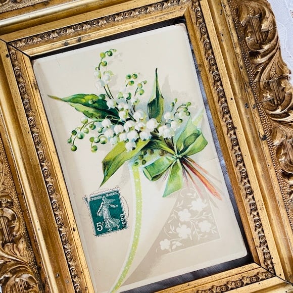 フランス アンティークポストカード 1909 [s062f] | shanachie