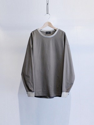 Garage.U.W POPLIN BLADE CREW NECK