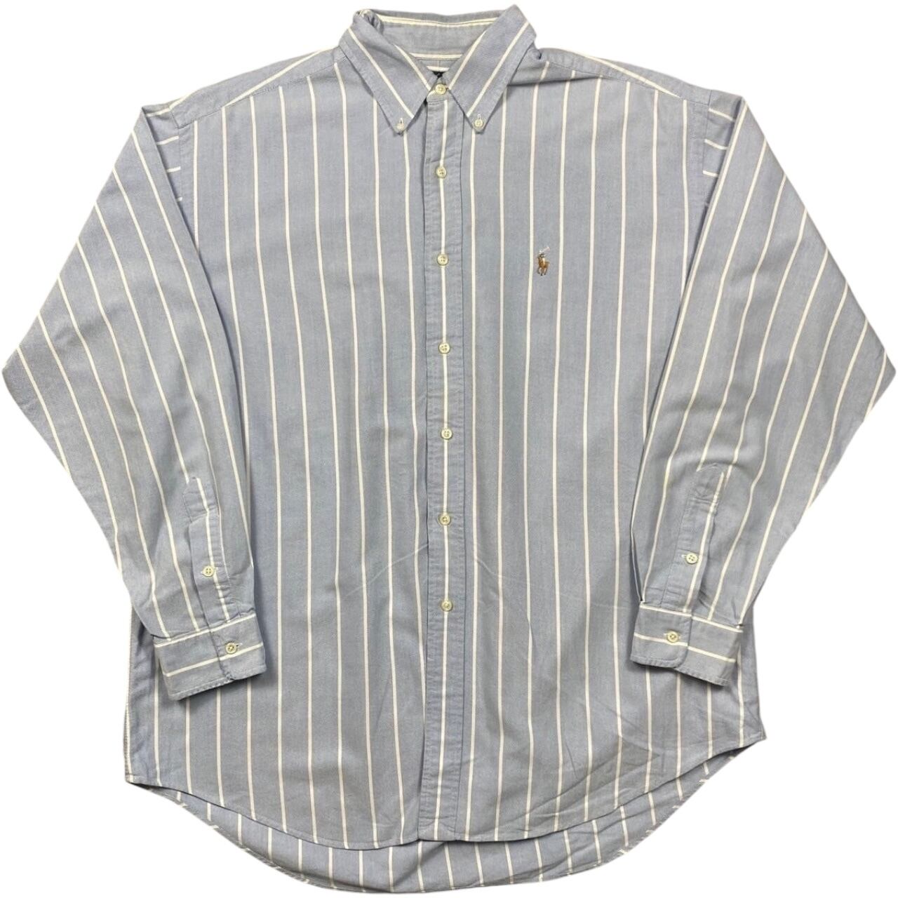 《L》Ralph Lauren ラルフローレン BLAIRE ボタンダウンシャツ ブルー no.4261