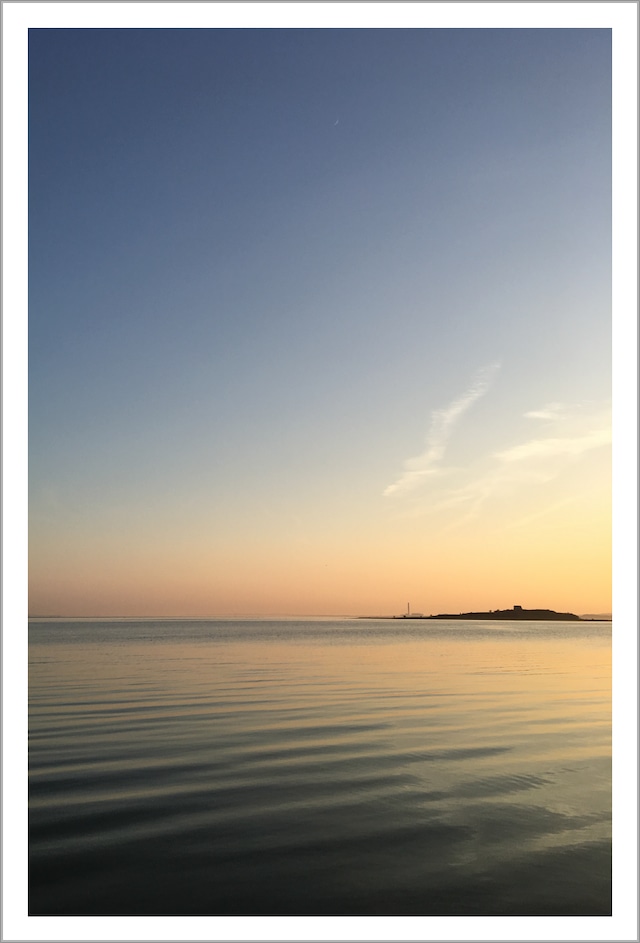 Kalø（カルー）の夕焼け ｜ デンマークの風景ポストカード