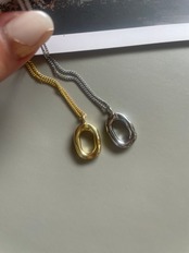 オーバルネックレス