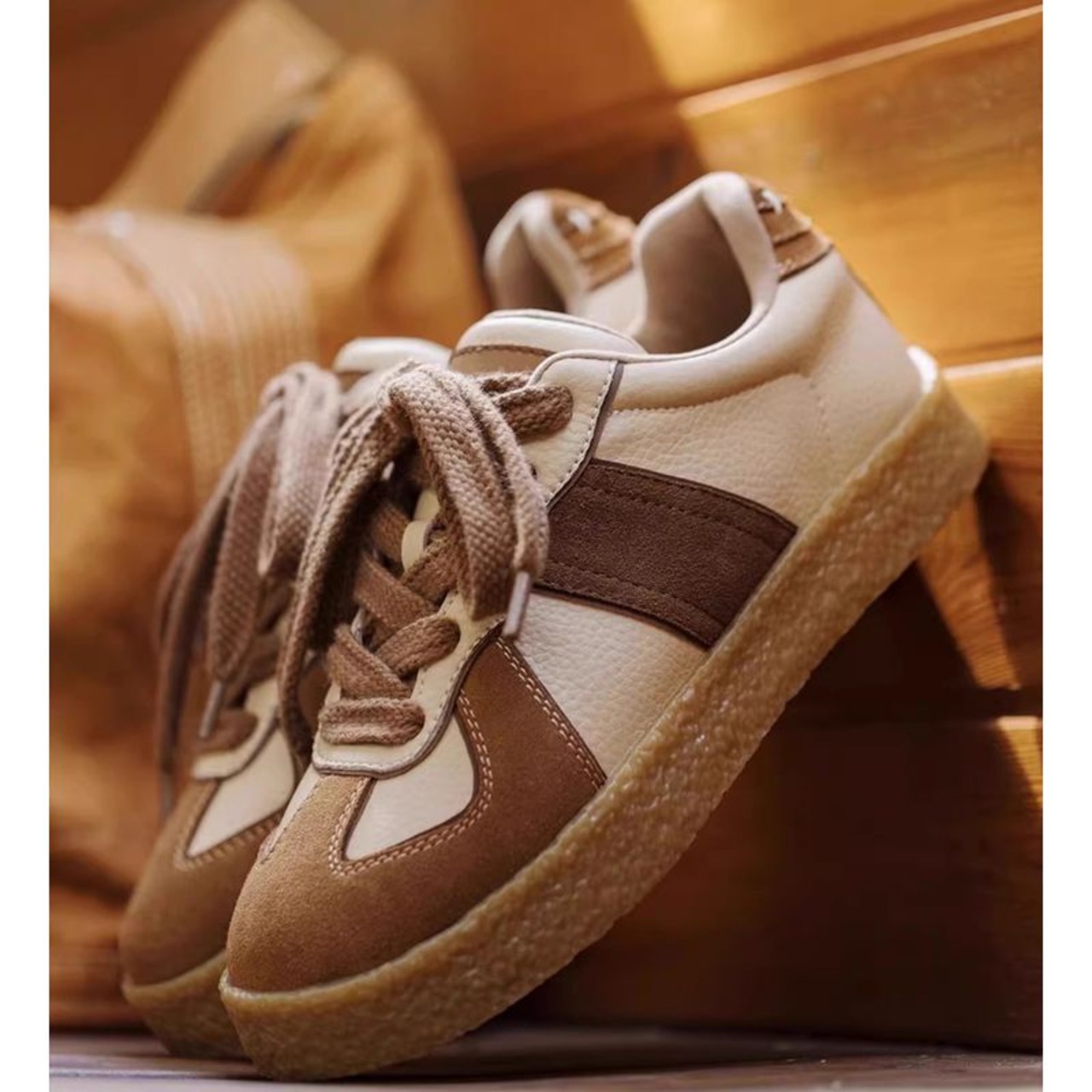 レトロジャーマントレーナースニーカー 10123