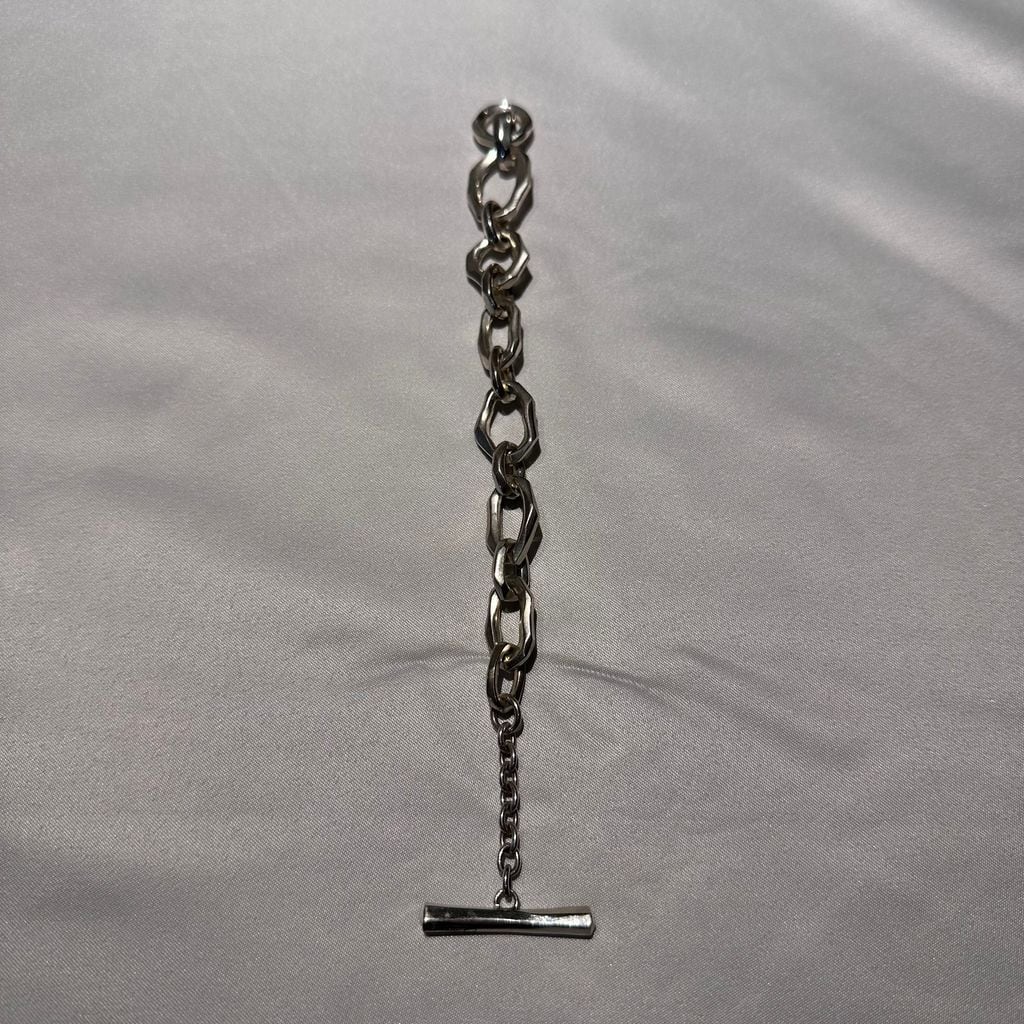 GARNI ガルニ Crockey Mix Chain Bracelet ブレスレット シルバー size