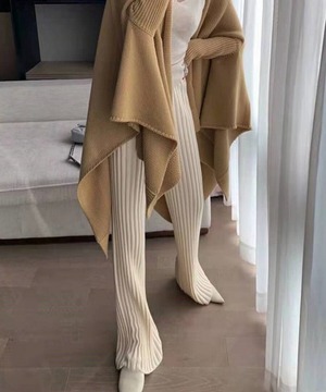 リブニットパンツ【p-20028】