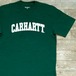 〈残り1点〉【Carhartt WIP】University Script Tシャツ（グリーン）