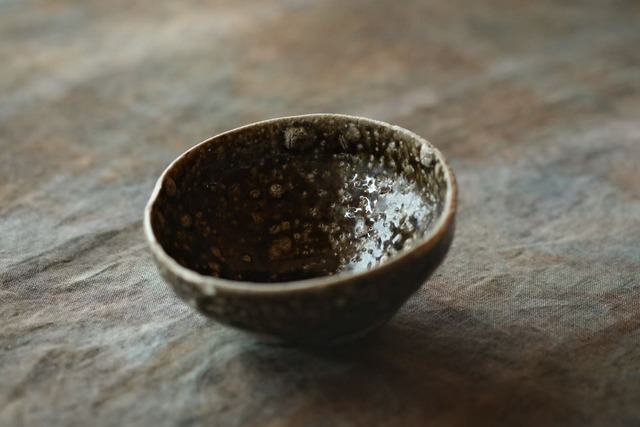 古民窯 黒釉茶碗 Antique tea bowl