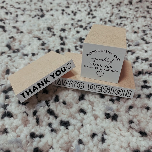 WEDDINGスタンプ　ミニ／　選べるデザイン