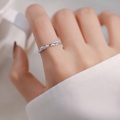 指輪 おしゃれ キラキラ クロス リング