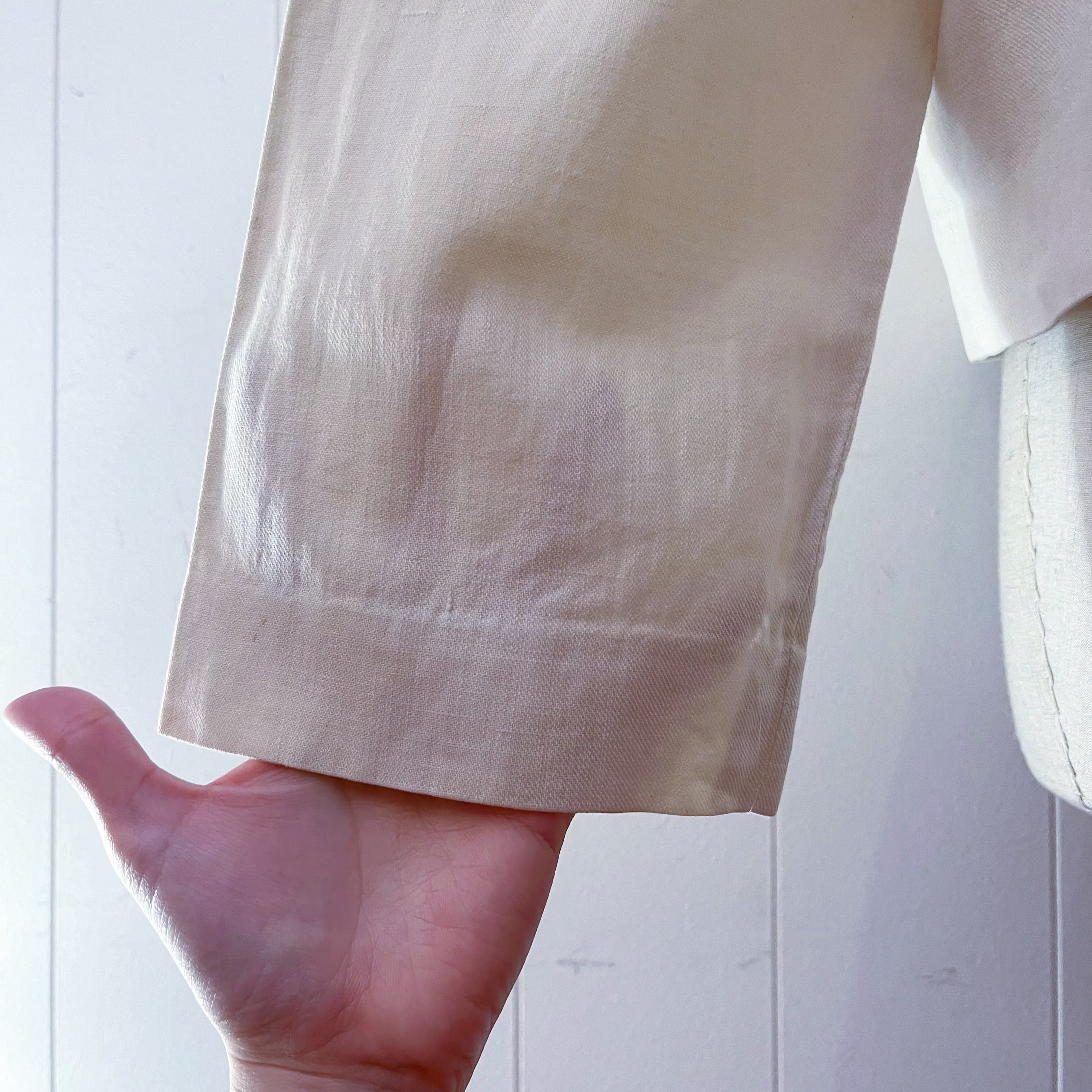 NOUGAT SUGAR / off white cotton jacket