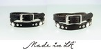 ハリウッド ホワイト 2：MADE in LA メイド イン エルエー レザー ブレスレット