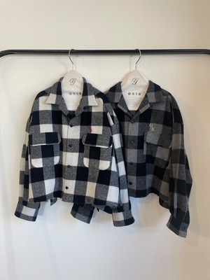 Wide open collar shirt_S/Mサイズ