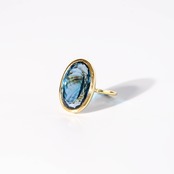 【15号】ロンドンブルートパーズ リング（グラン）