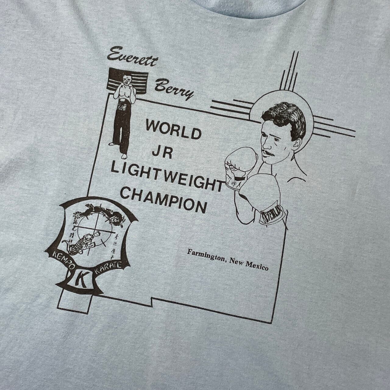 90s American Kenpo 空手 Tシャツ USA製 シングル 90年代 USA製 AMERICAN KENPO KARATE CHAMPION プリント Tシャツ
