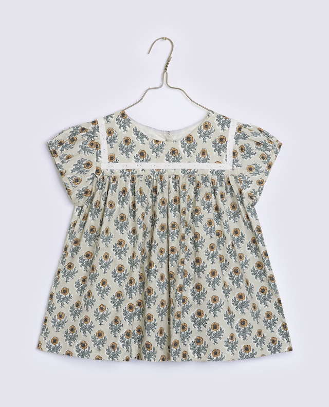 Organic Juno Blouse - Thistle Flora / Little Cotton Clothes