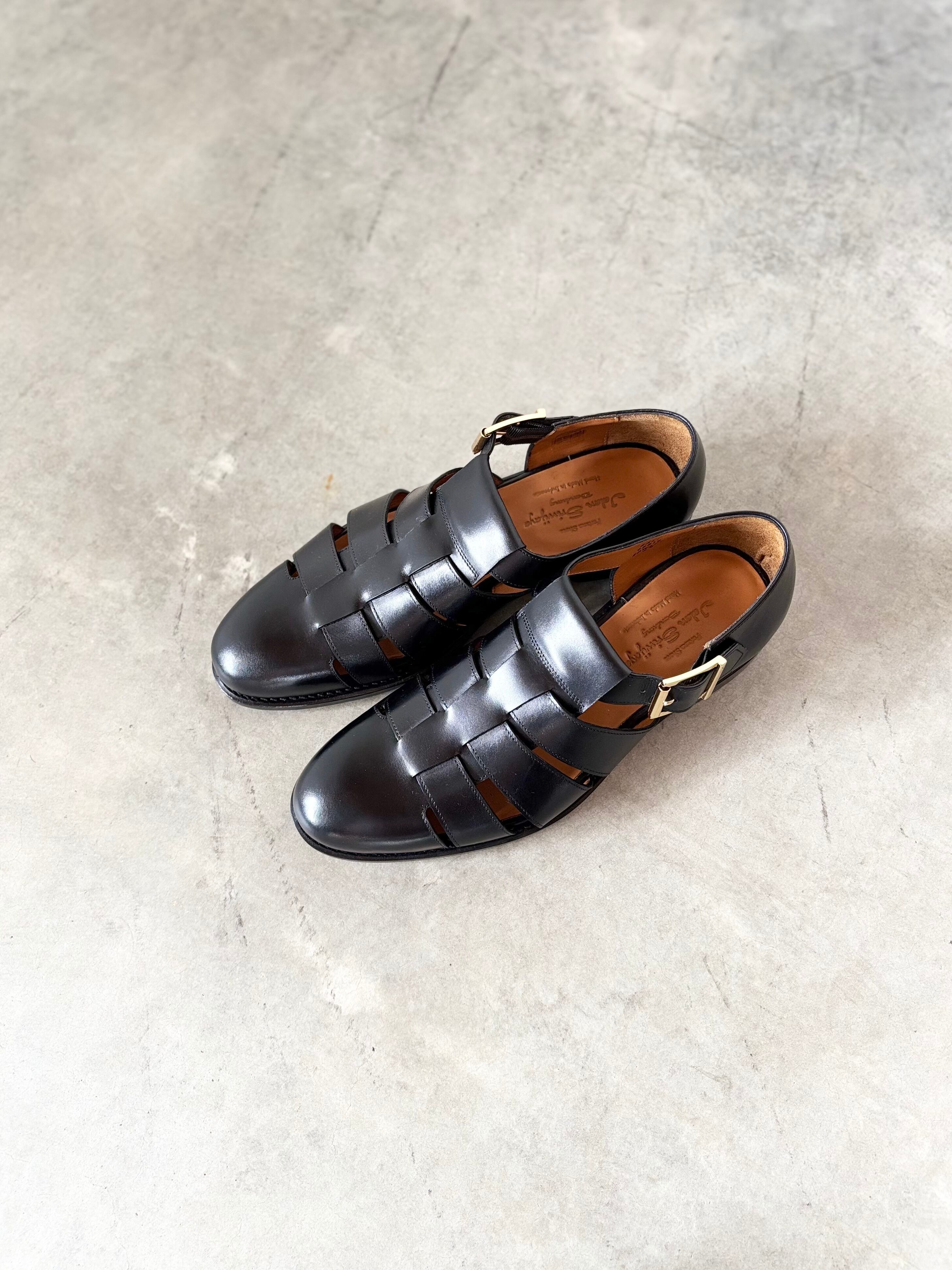 Jalan Sriwijaya【98819 Bali / BLACK (LEATHER SOLE)】 | LARGE LAB TOWN