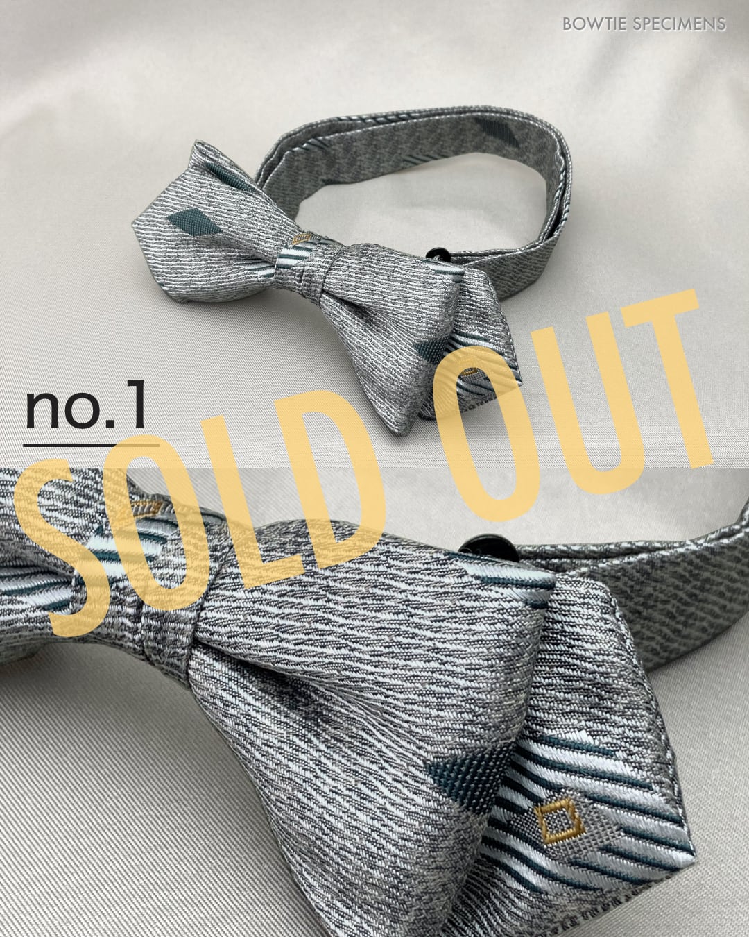 おしゃれ 蝶ネクタイ ビンテージ ポインテッド 作り結び型 修理済み