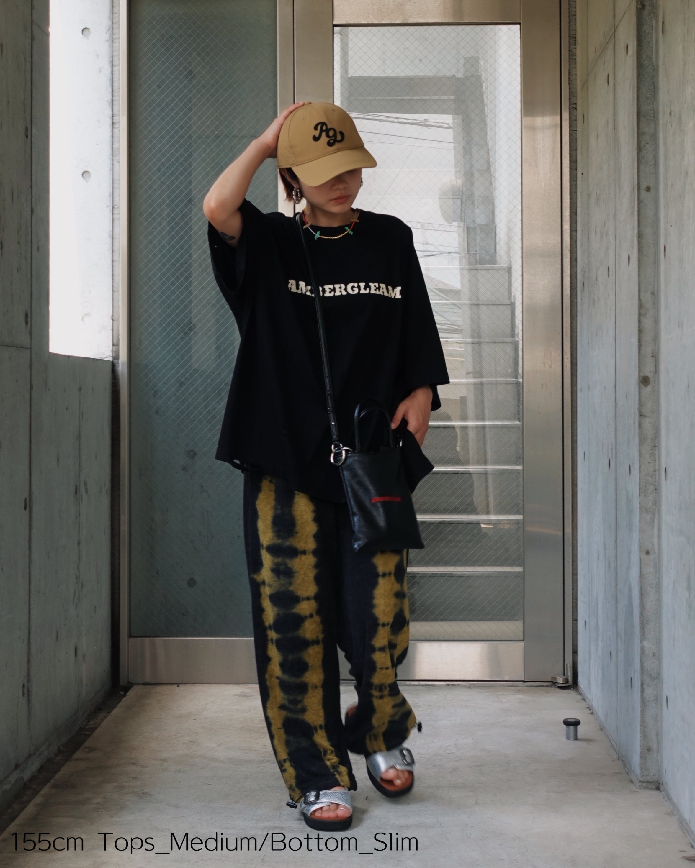 Damage LOGO T-Shirts|Charcoal | AMBERGLEAM