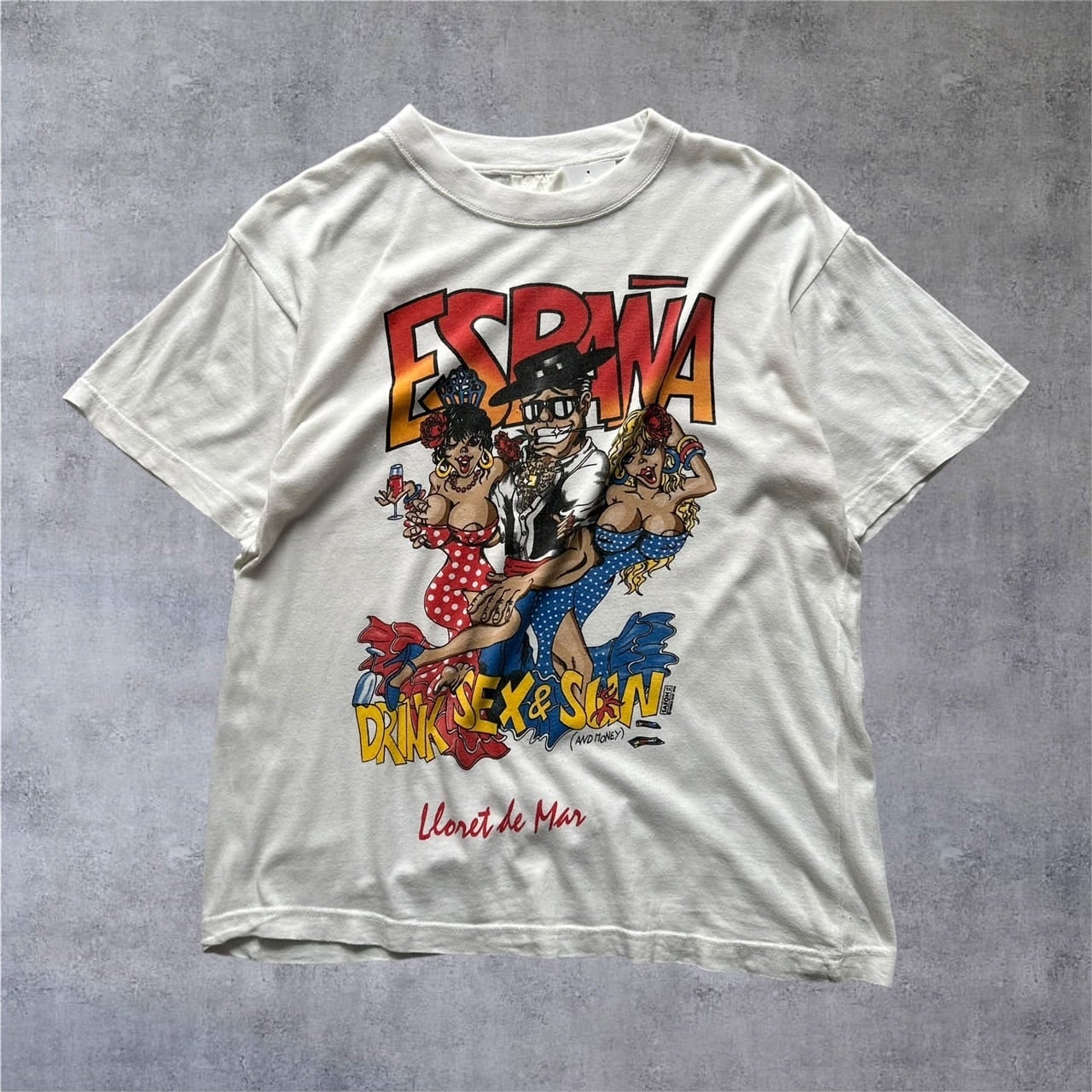 1990s ESPANA Lloret de Mar Souvenir T-shirt【高円寺店】