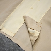 design switching linen shirt