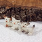 3匹のブロンカのブローチ (w-57)