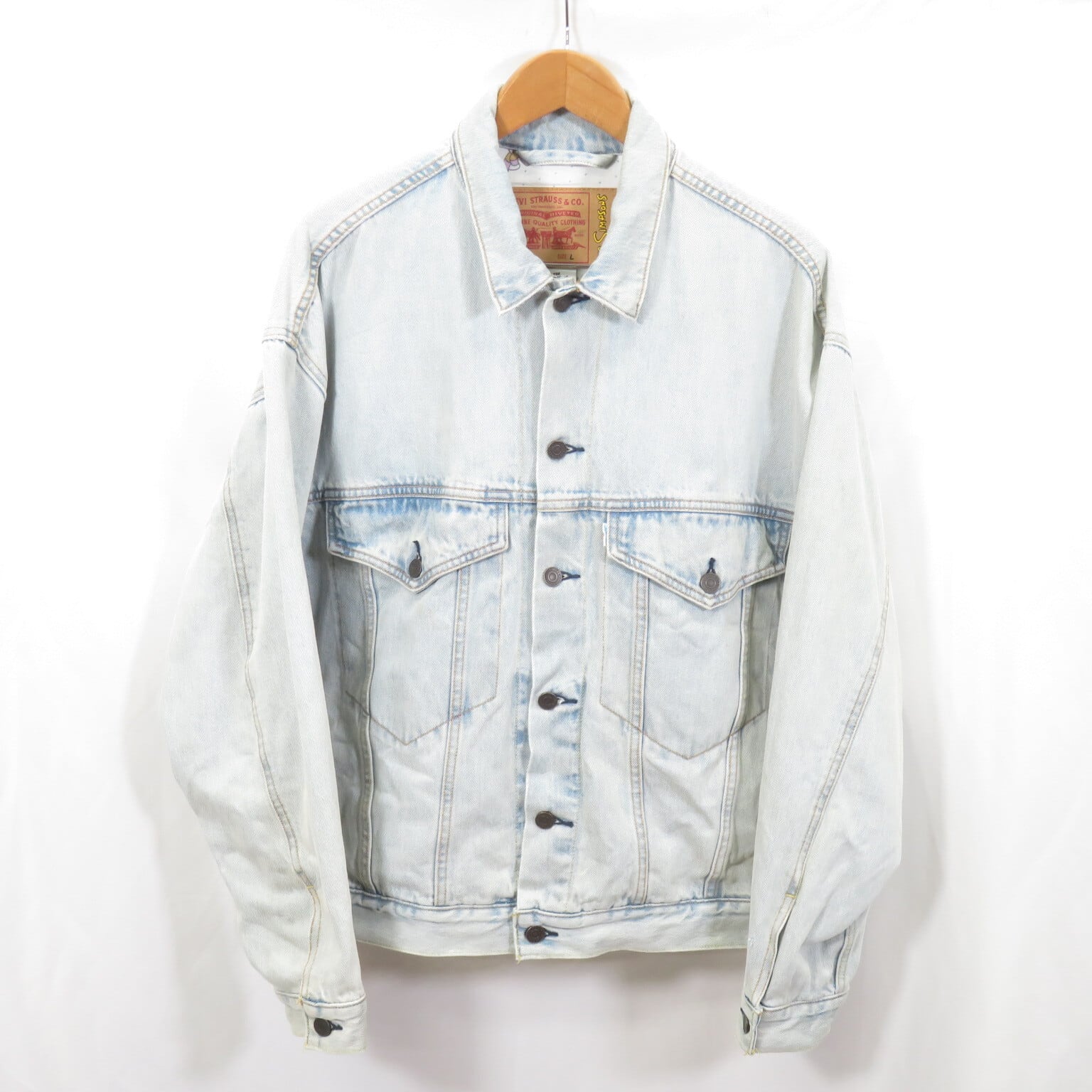 Levi's x The Simpsons デニム トラッカージャケット Gジャン sizeL