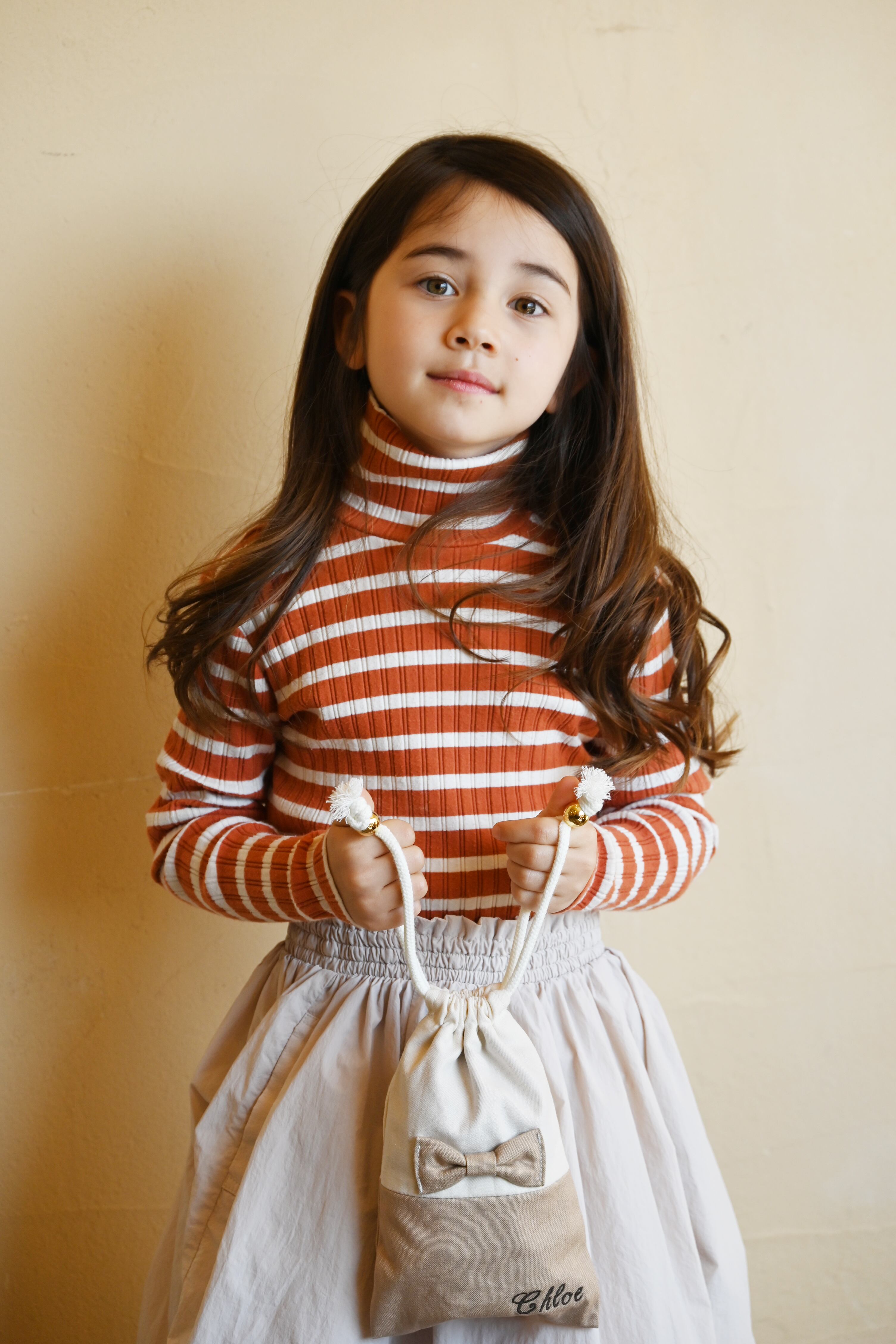 ミルクティーベージュのコップ袋