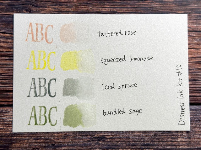 Tim Holtz　ミニディストレスインクキット#10　Mini Distress Ink Kit TDPK40408【Tim Holtz（ティムホルツ）-Ranger】[TH-44h]